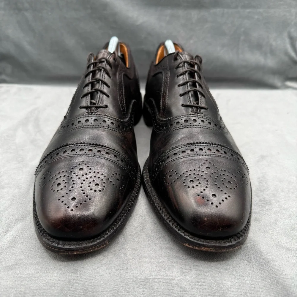 Allen Edmonds Rutland Men’s 11.5 (Narrow)‎ Dark Brown Walnut Wingtip Dress Shoes